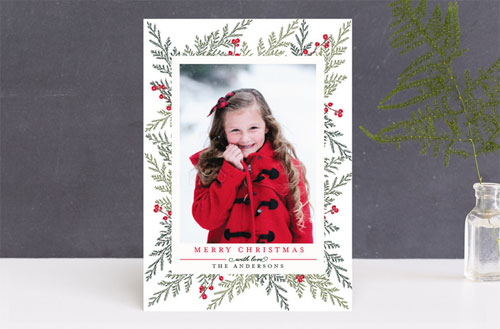 Christmas Blessings Photo Christmas Card